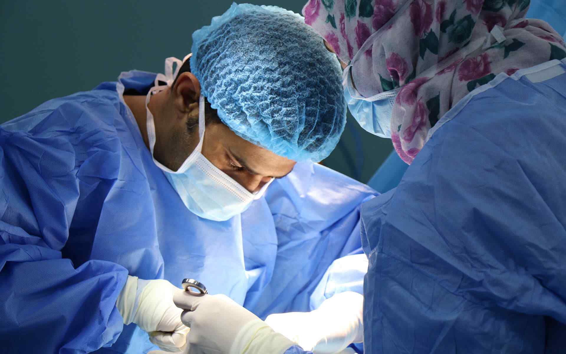 doctor during surgery